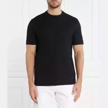 Футболка стандартного кроя Emporio Armani, черный