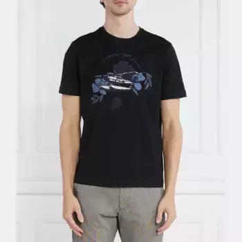 Футболка стандартного кроя Emporio Armani, черный