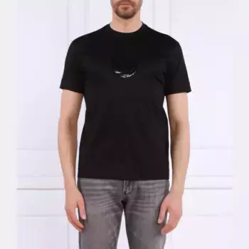 Футболка стандартного кроя Emporio Armani, черный