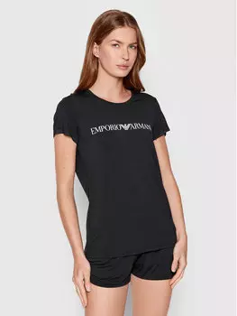 Футболка стандартного кроя Emporio Armani, черный