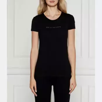 Футболка стандартного кроя Emporio Armani, черный