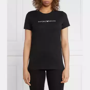 Футболка стандартного кроя Emporio Armani, черный