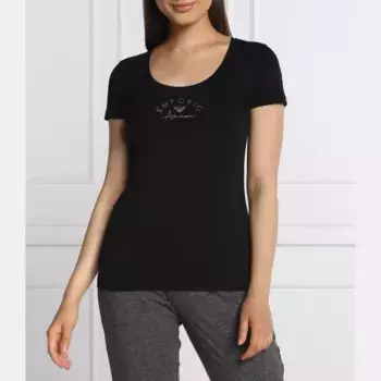 Футболка стандартного кроя Emporio Armani, черный