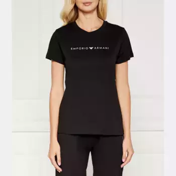 Футболка стандартного кроя Emporio Armani, черный