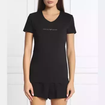 Футболка стандартного кроя Emporio Armani, черный