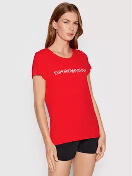 Футболка стандартного кроя Emporio Armani, красный