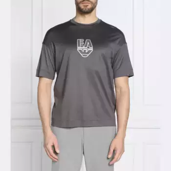 Футболка стандартного кроя Emporio Armani, серый