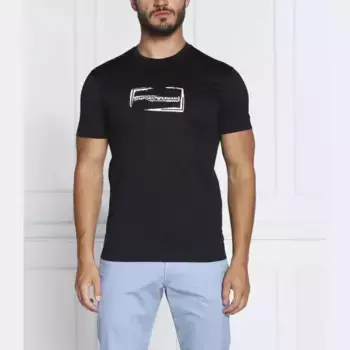 Футболка стандартного кроя Emporio Armani, синий