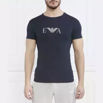 Футболка стандартного кроя Emporio Armani, синий
