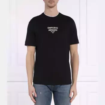 Футболка стандартного кроя Emporio Armani, синий