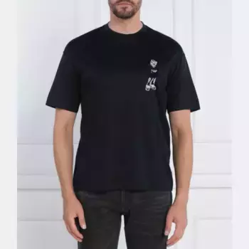 Футболка стандартного кроя Emporio Armani, синий