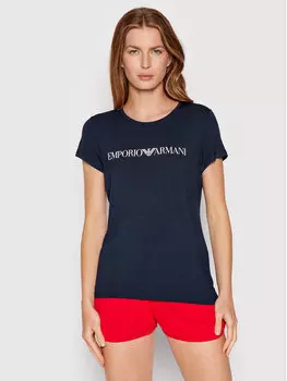 Футболка стандартного кроя Emporio Armani, синий