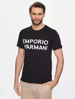 Футболка стандартного кроя Emporio Armani Underwear, черный