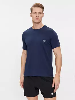 Футболка стандартного кроя Emporio Armani Underwear, синий