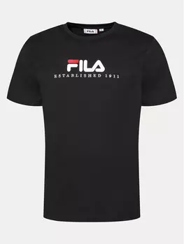 Футболка стандартного кроя Fila, черный