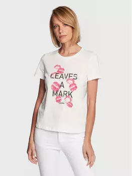 Футболка стандартного кроя Fracomina, белый