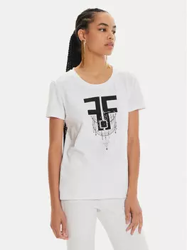 Футболка стандартного кроя Fracomina, белый