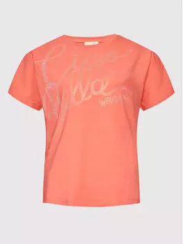 Футболка стандартного кроя Fracomina, розовый