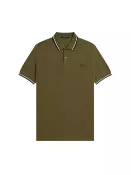 Футболка стандартного кроя Fred Perry, зеленый