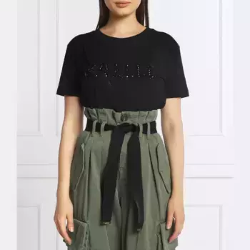 Футболка стандартного кроя Galle Paris, черный