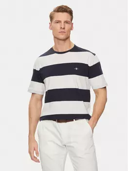 Футболка стандартного кроя Gant, экрю