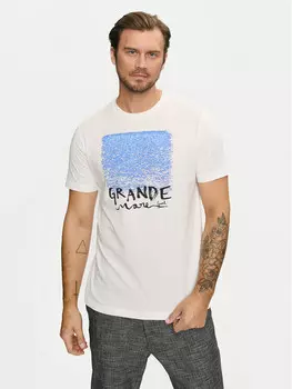 Футболка стандартного кроя Gant, экрю