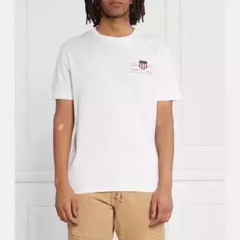 Футболка стандартного кроя Gant, белый