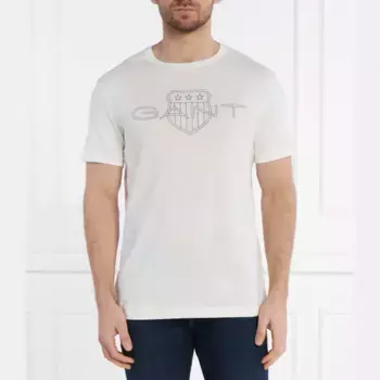 Футболка стандартного кроя Gant, белый