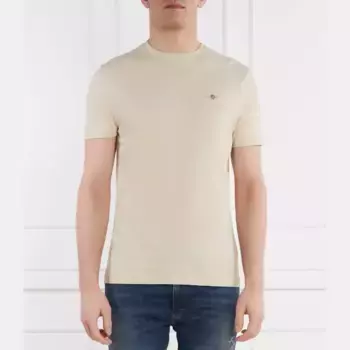 Футболка стандартного кроя Gant, бежевый