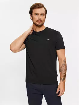 Футболка стандартного кроя Gant, черный