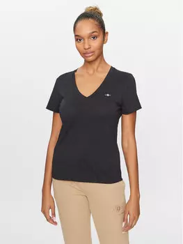 Футболка стандартного кроя Gant, черный