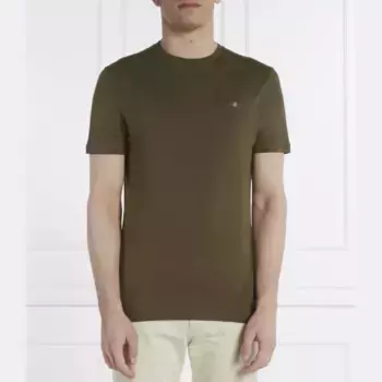 Футболка стандартного кроя Gant, хаки