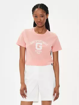 Футболка стандартного кроя Gant, красный