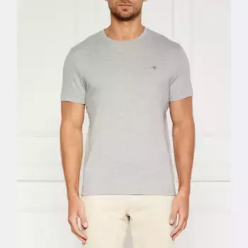 Футболка стандартного кроя Gant, серый