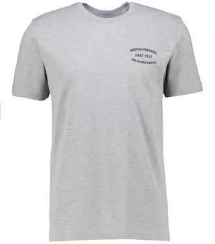 Футболка стандартного кроя Gant, серый