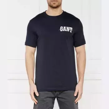 Футболка стандартного кроя Gant, синий