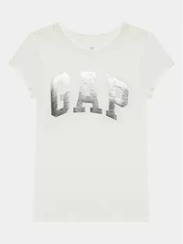 Футболка стандартного кроя Gap, белый