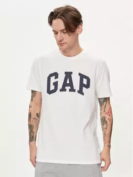 Футболка стандартного кроя Gap, белый