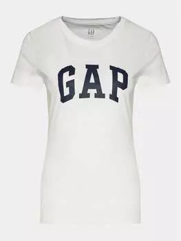 Футболка стандартного кроя Gap, белый