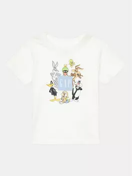 Футболка стандартного кроя Gap, белый