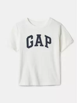 Футболка стандартного кроя Gap, белый