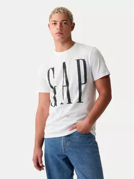 Футболка стандартного кроя Gap, белый