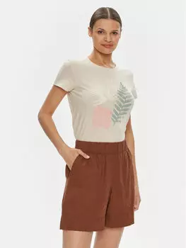Футболка стандартного кроя Gap, бежевый