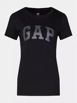 Футболка стандартного кроя Gap, черный