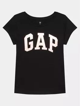 Футболка стандартного кроя Gap, черный
