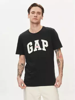 Футболка стандартного кроя Gap, черный