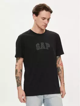 Футболка стандартного кроя Gap, черный