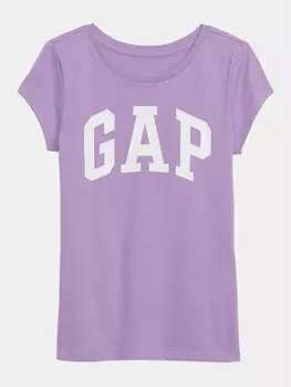 Футболка стандартного кроя Gap, фиолетовый