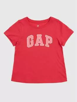 Футболка стандартного кроя Gap, красный