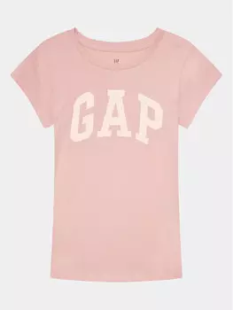 Футболка стандартного кроя Gap, розовый
